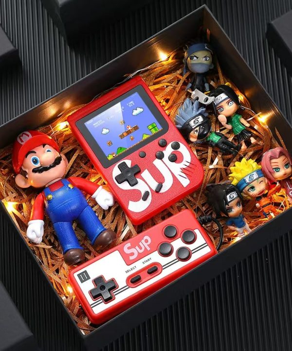 Combination gift box, including game console and toys